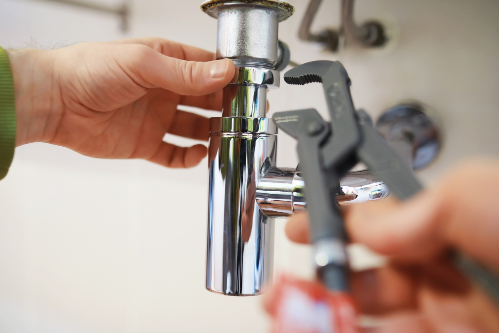 Villa re-piping in Emirates Hills